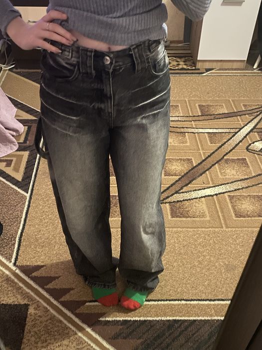 Джинси чорні бершка