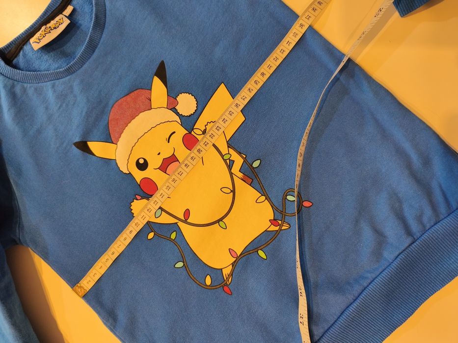 Bluza pikachu  świąteczna, 122/128
