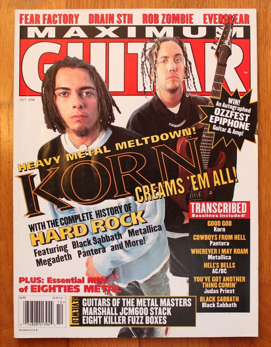 Revista Maximum Guitar, Outubro 1998