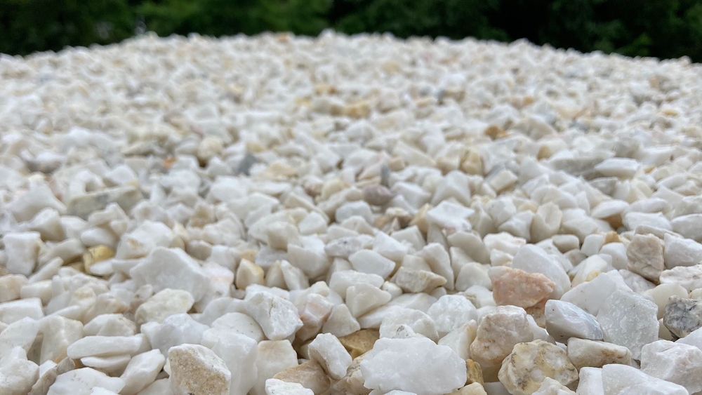 Grys Biała Marianna, grys biały, kamienie ogrodowe