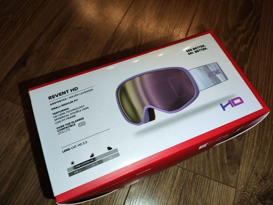 Nowe gogle narciarskie Atomic Revent HD MAVEN LAVENDER