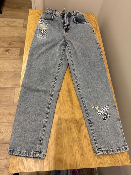Новые джинсы на девочку 10-11 лет