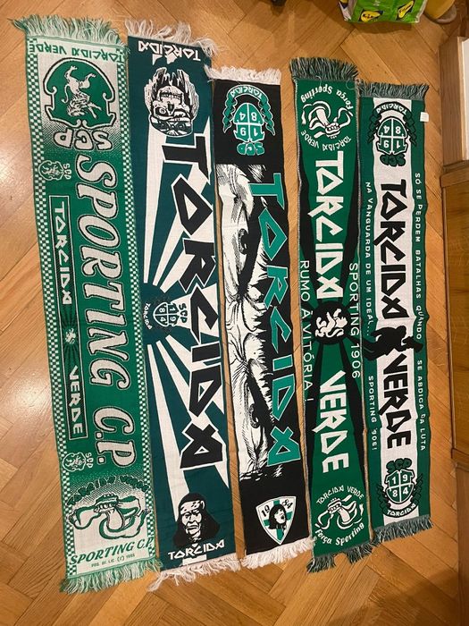 Cachecol ultras torcida verde Sporting SCP