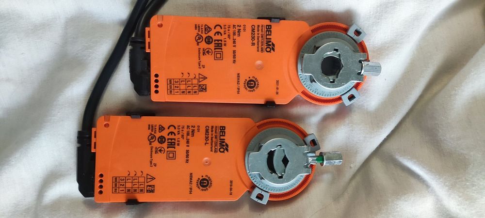 Электропривод для воздушных заслонок