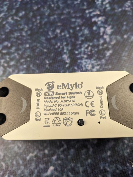 Перемикач eMylo Smart WiFi 10А Wi-Fi Smart Life для розумного будинку