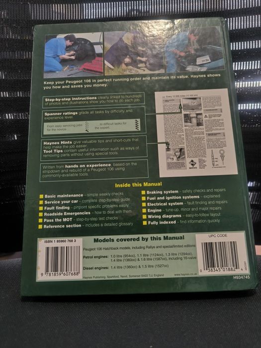 Haynes Peugeot 106 Repair Manual