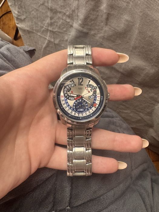 Годиник swatch Irony Retrograde Chrono Time Planner YRS408G