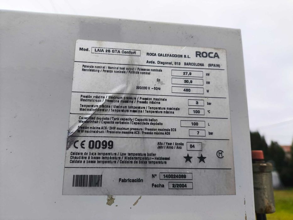 Caldeira a Gasóleo Roca LAIA 25 GTA Confort