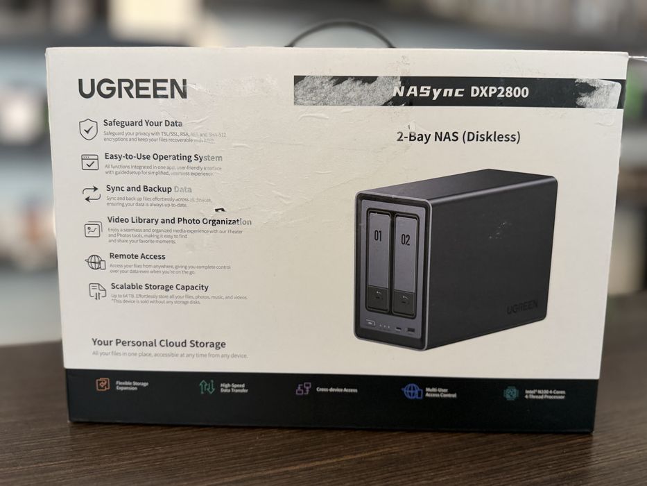 Dysk sieciowy NAS UGREEN DXP2800 2-dyskowy N100 8GB Poznań Długa 14