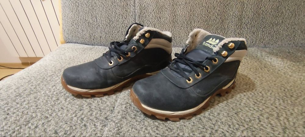 Buty zimowe ocieplane męskie Sandic r.44 czarne