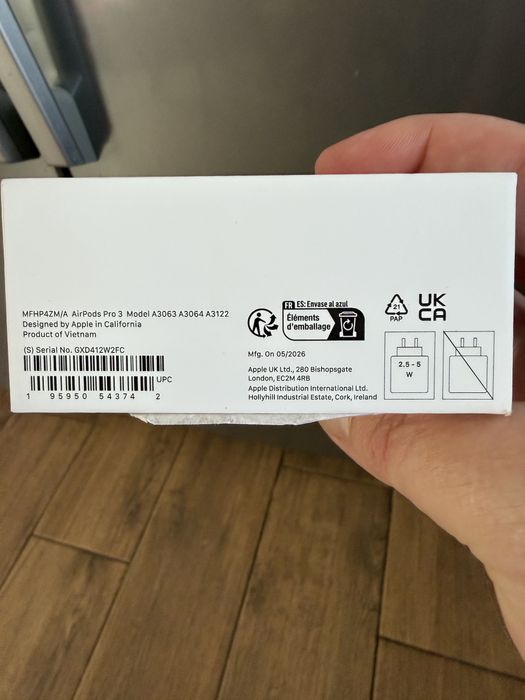 AirPods Pro 3  Nowe Nie Uzywane .