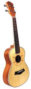 Ukulele koncertowe QBT U23Q +pokrowiec+tuner
