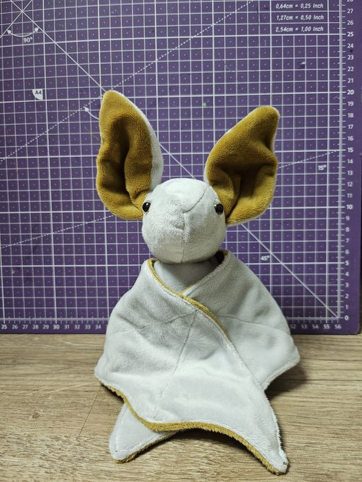 Handmade pluszowy nietoperz