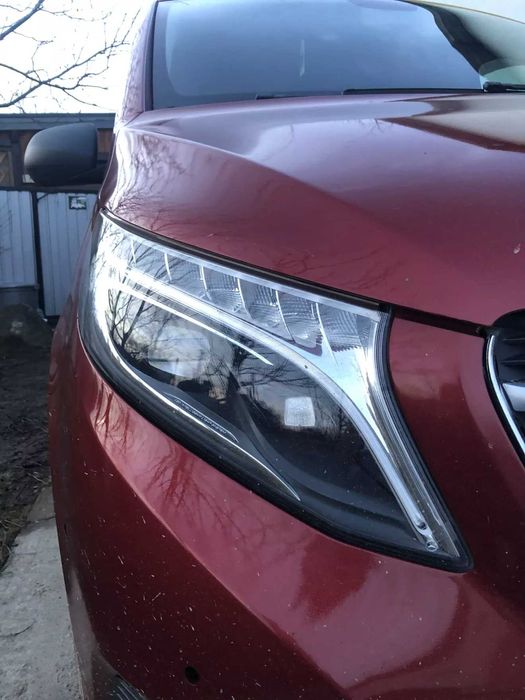 Led Фари W447 Vito передні mercedess вито стиль 2014+ V-class оптика
