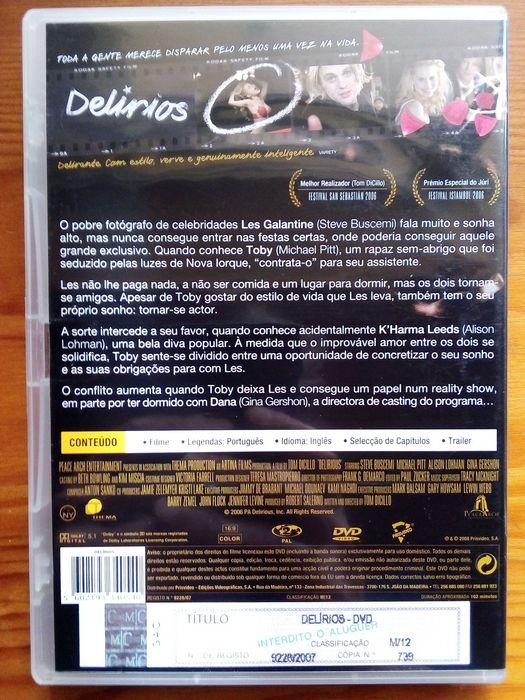 Delírios - Tom Dicillo / Steve Buscemi / Michael Pitt