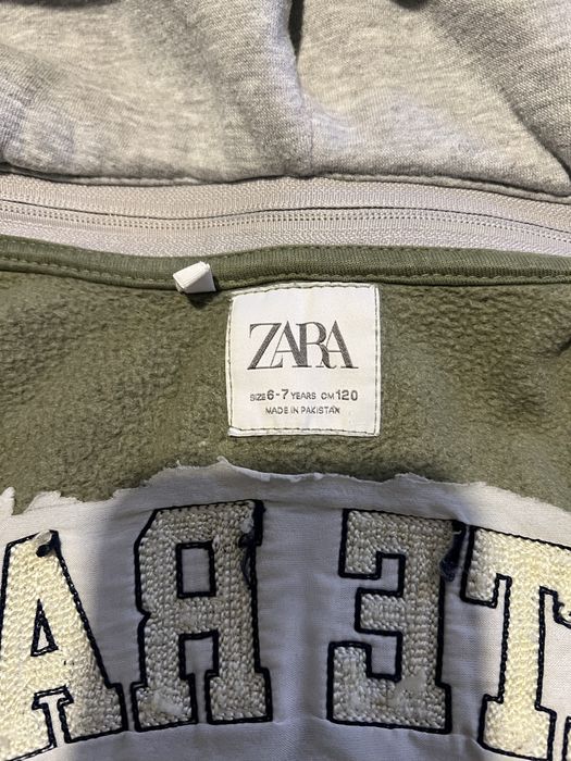 Casaco com capuz, da Zara - Tam 6/7