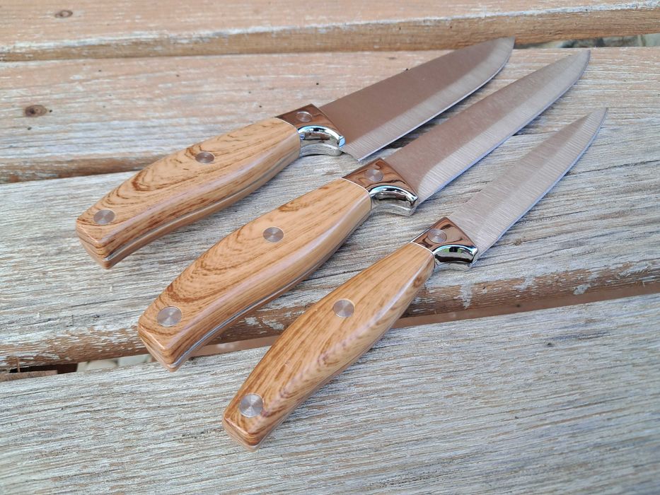 Кухонный набор ножей из трех штук кухонный нож