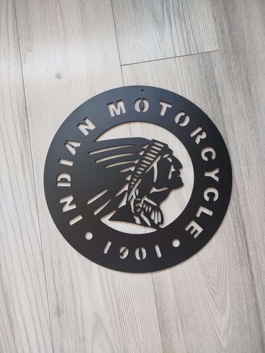Dekoracja ścienna emblemat logo firmy Indian