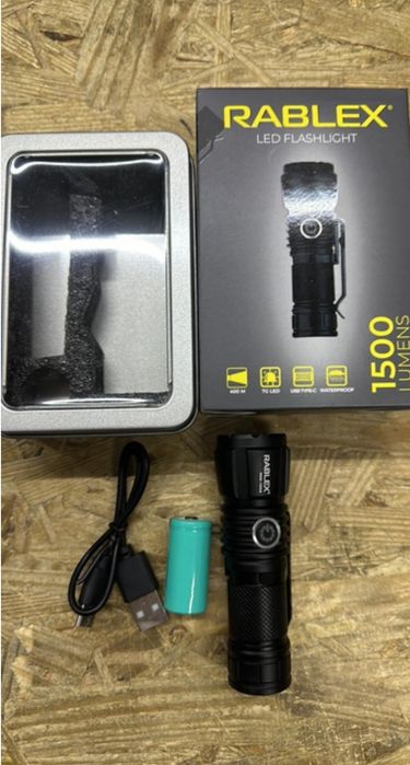 Ліхтар ручний водозахищений Rablex RB-900 TG LED з магнітною підошвою
