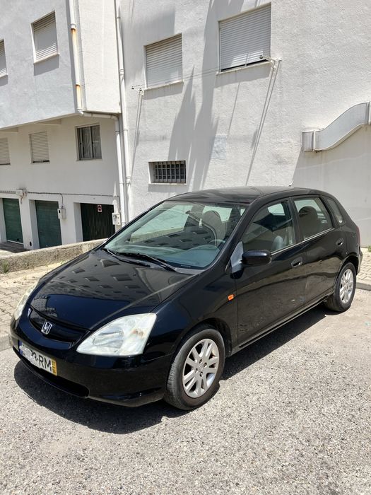 Honda Civic preto 2001, bom estado, bom preço!