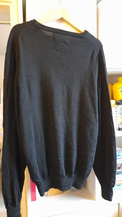 Sweter 100% MERINO XXL czarny