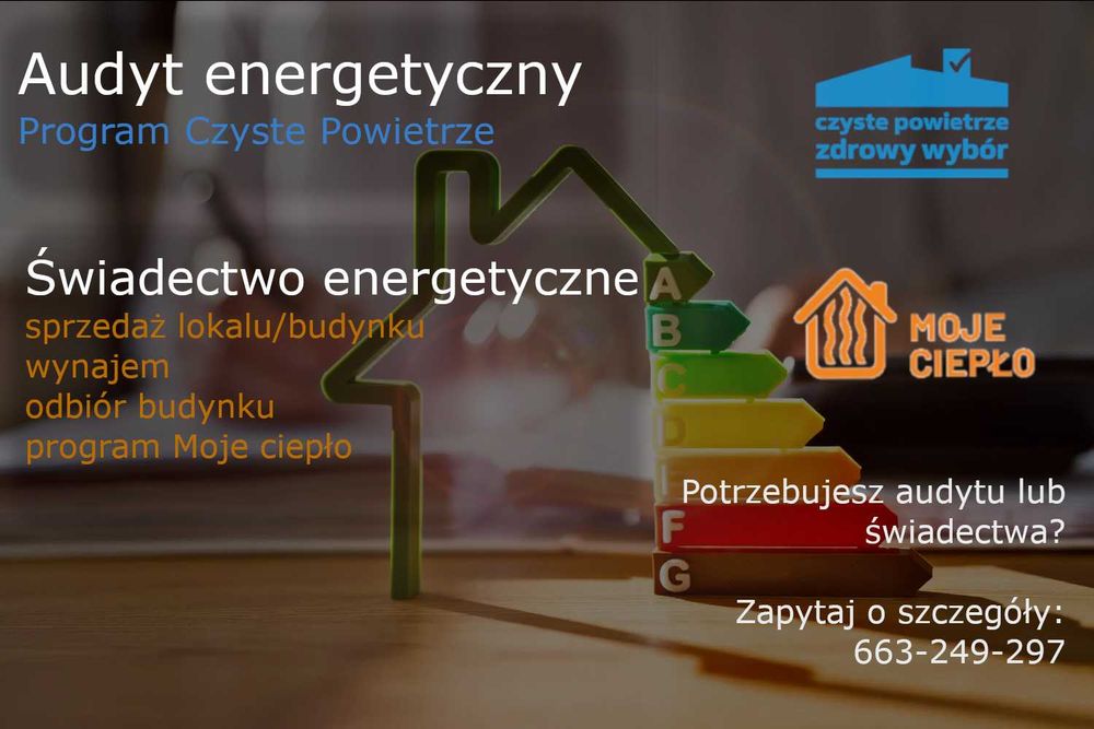 Audyt energetyczny 2026 | Czyste Powietrze | świadectwo energetyczne