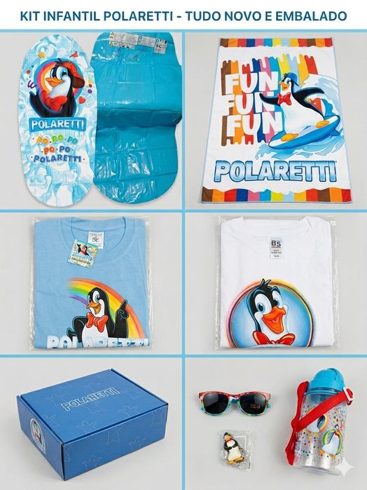 Kit de Verão Polaretti Infantil – Tudo novo e embalado