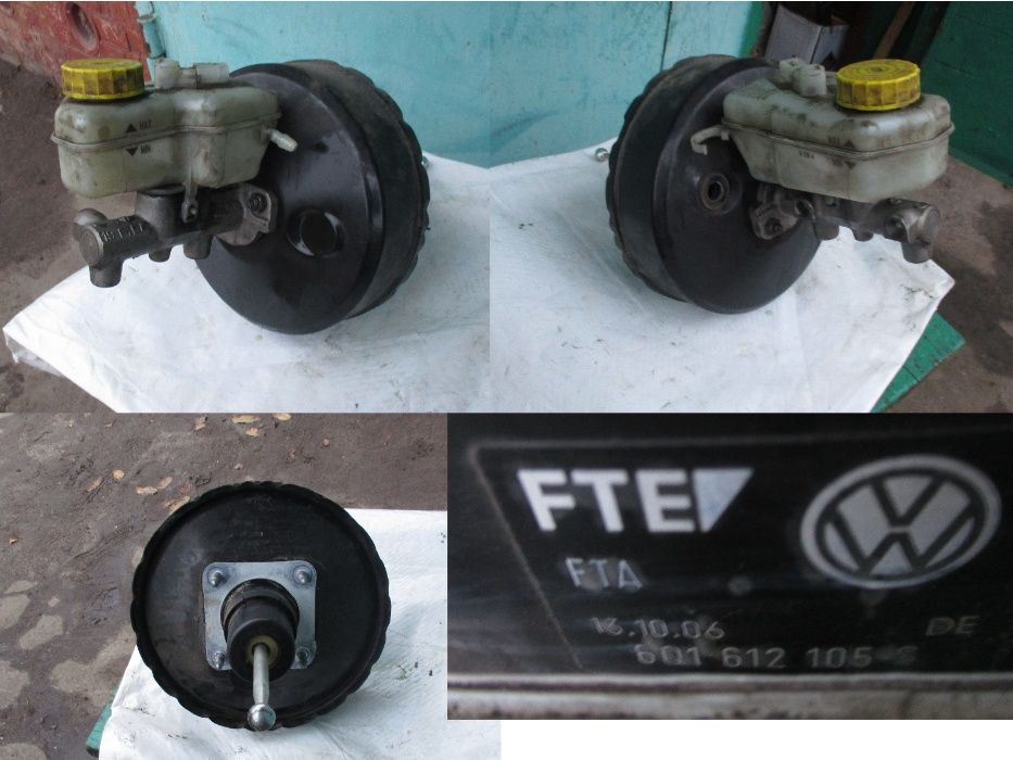 Усилитель тормозов вакуумный с целиндром Seat Skoda Volkswagen Audi