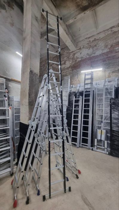 ВЕЛИЧЕЗНИЙ ВИБІР!!Драбина трьохсекційна,стремянка,Трансформер,лесница