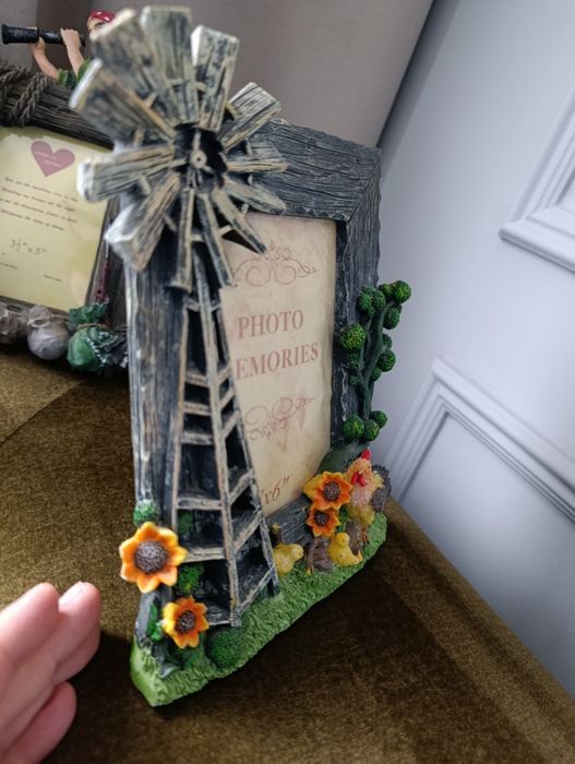 Ramka na zdjęcia Vintage stara reto Piraci farma  przyroda 3D