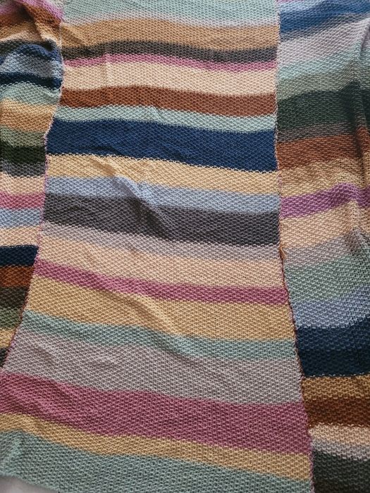 Manta de jardim para a noite. Cama de casal. Rústica