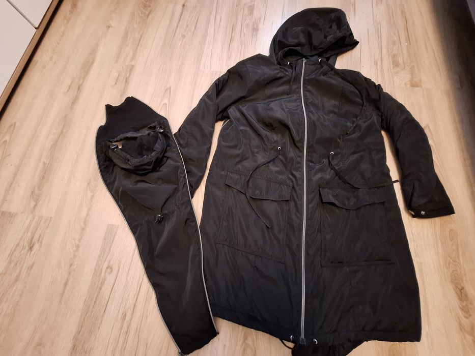 Kurtka ciążowa przejściowa bpc bonprix wstawka na nosidło rozmiar 44