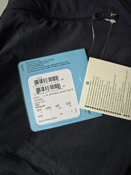 Spodnie damskie Salomon