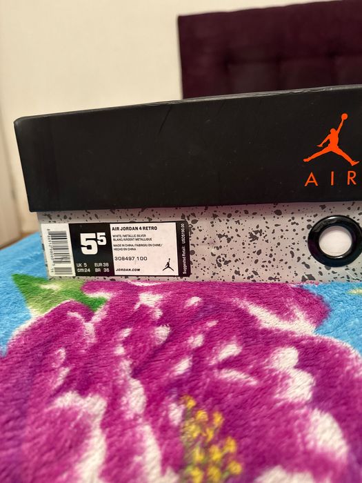 Air Jordan 4 Biały Rozmiar 38