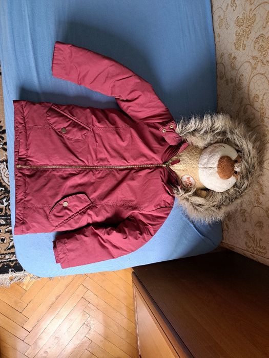 Куртка подовжена зимова H&M, розмір 122