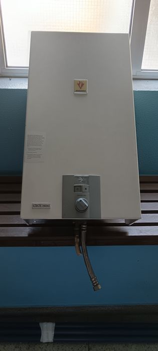 Esquentador e botija