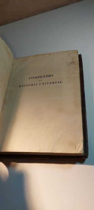 Compendio de Historia Universal - Antonio Leite Ribeiro  (1823)