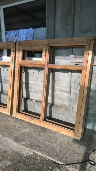 Окна деревянные двойные