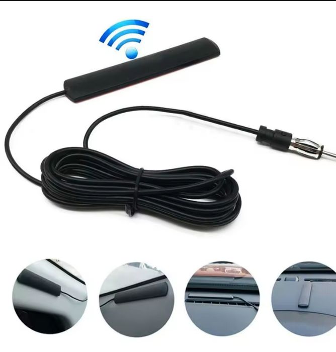 Antena do radia, wzmocniona, do samochodu i nie tylko.