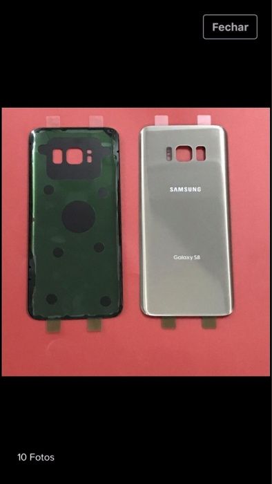 Tampa traseira bateria Samsung s6 s7 s8 s8+