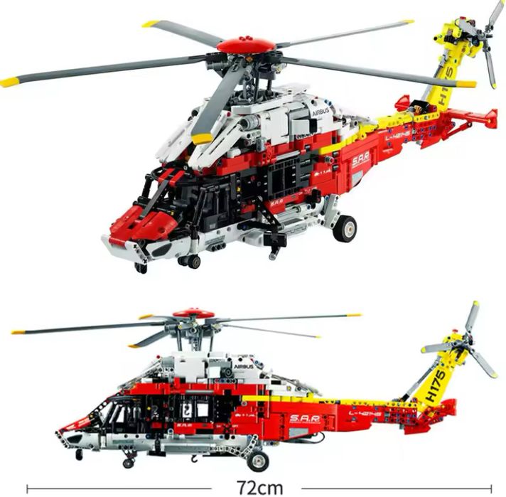 Klocki wzór LEGO Helikopter Airbus Prezent Wyścigowy HIT Okazja