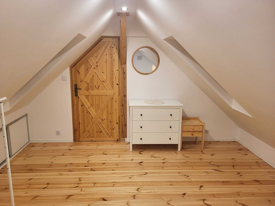Loft dwupoziomowy z widokiem na Park Chopina | antresola | centrum