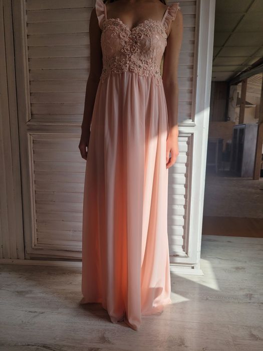 Sukienka długa maxi studniówkowa