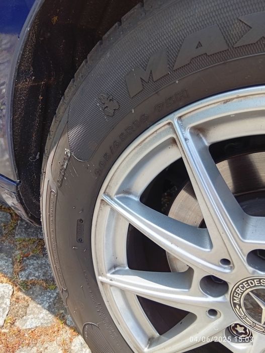 Jantes Mercedes e pneus novos