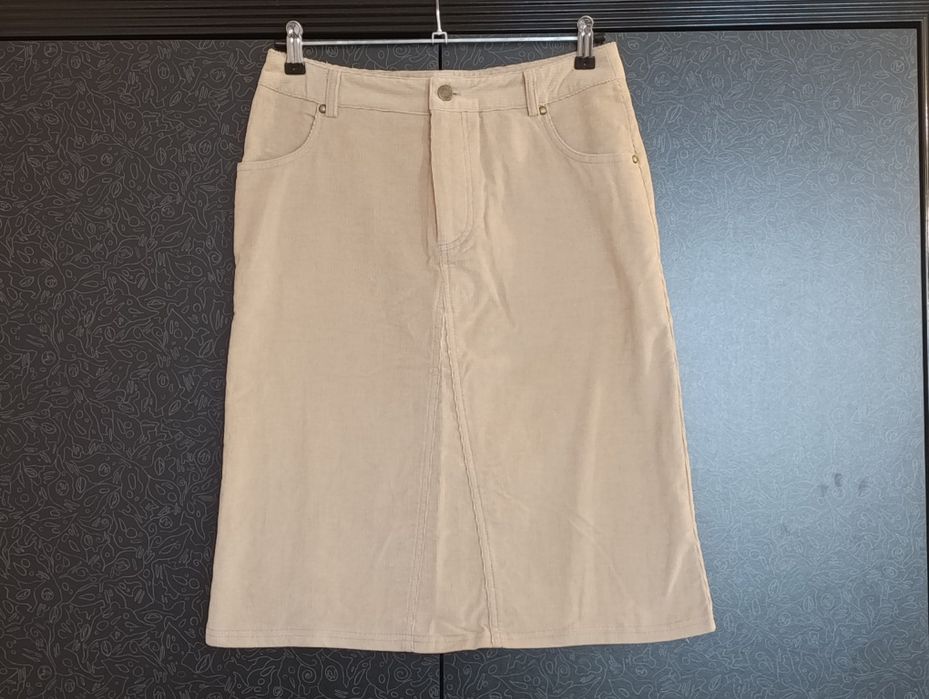 Вельветовая юбка трапеция 44-46 укр.размер, Papaya, Великобритания