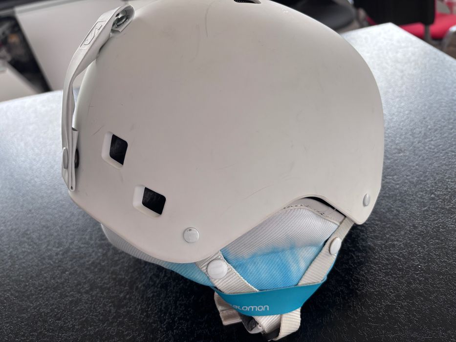 Kask narciarski snowboardowy M(56-59) Salomon Venom błękitny