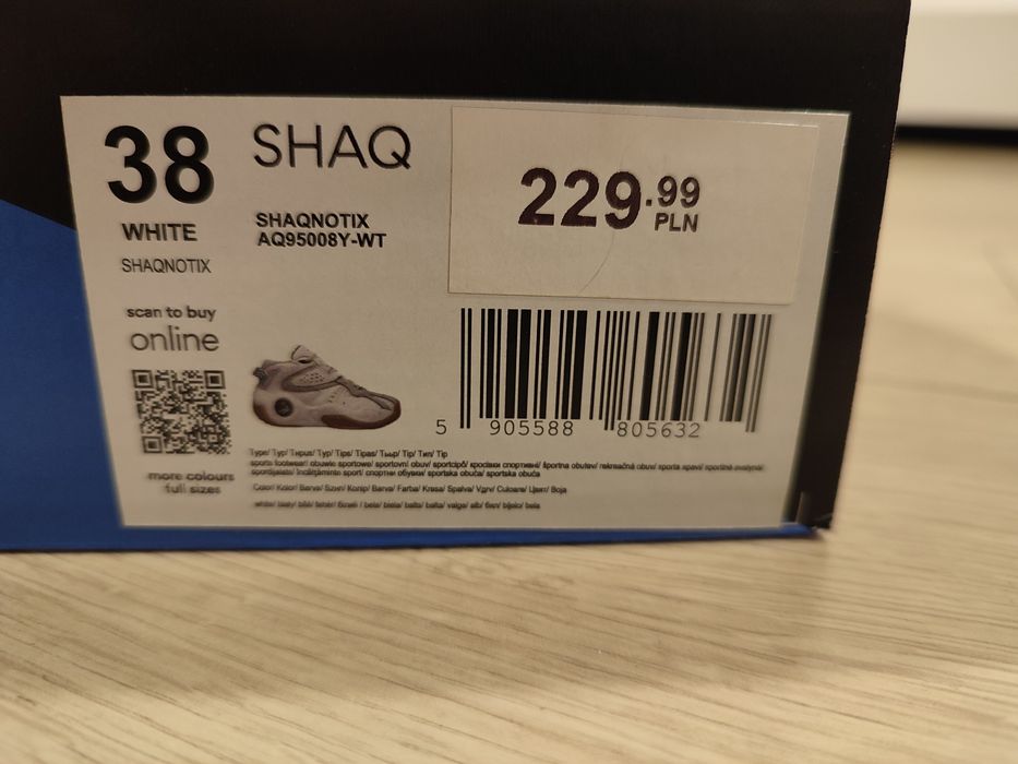 Buty sportowe do koszykówki Shaq 38