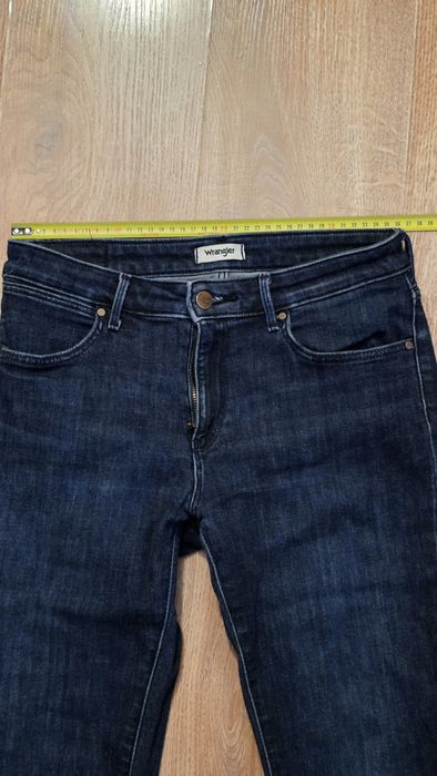 Damskie Jeansy Wrangler Slim  Ciemnoniebieskie