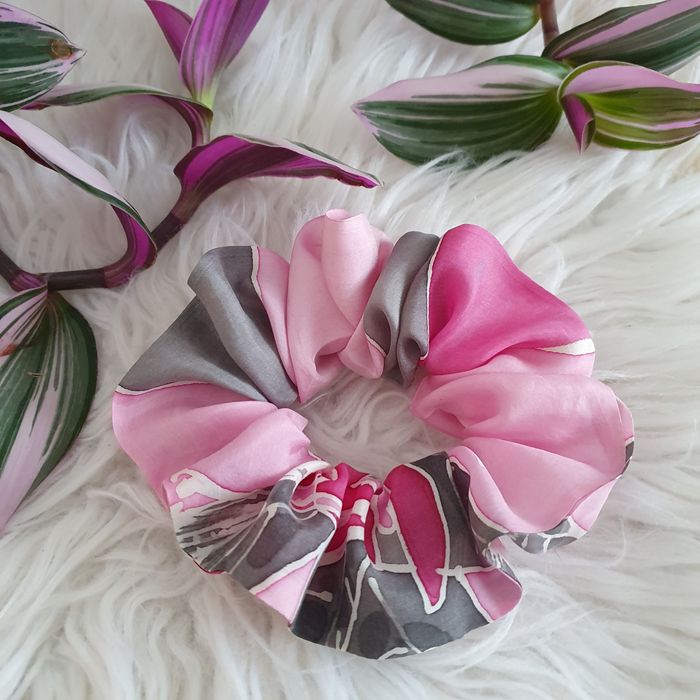 Scrunchie jedwabne