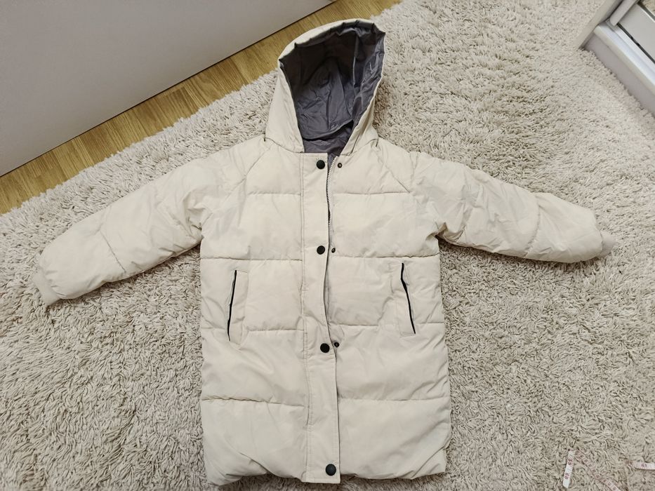 Пуховик 134см для дівчинки